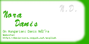 nora danis business card